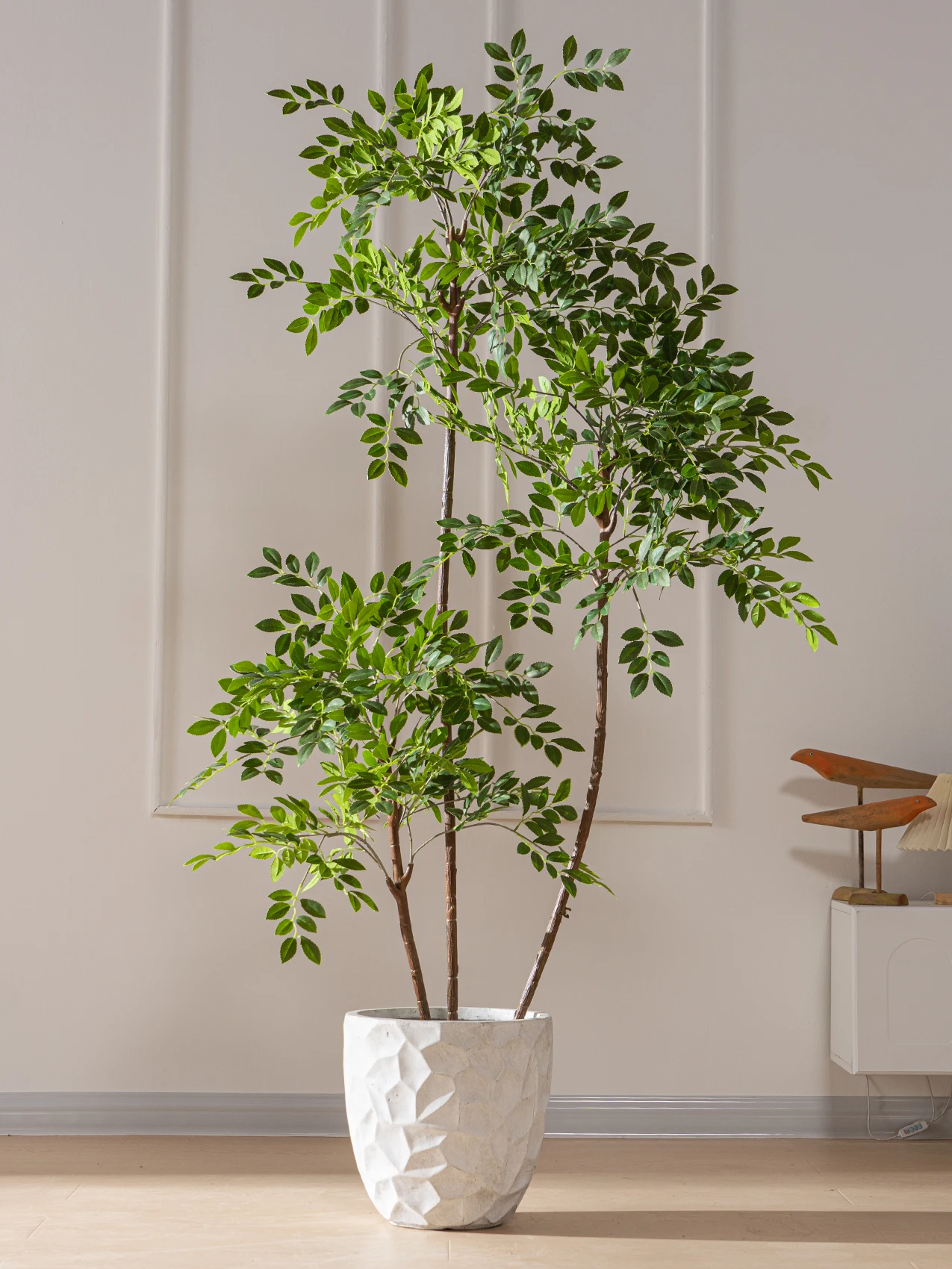 1.9M Tall Plastic Tree Simulation Tree Factory Hot Sale Facked Artificial Plants Greenery Potted Outdoor Indoor Home Decoration details