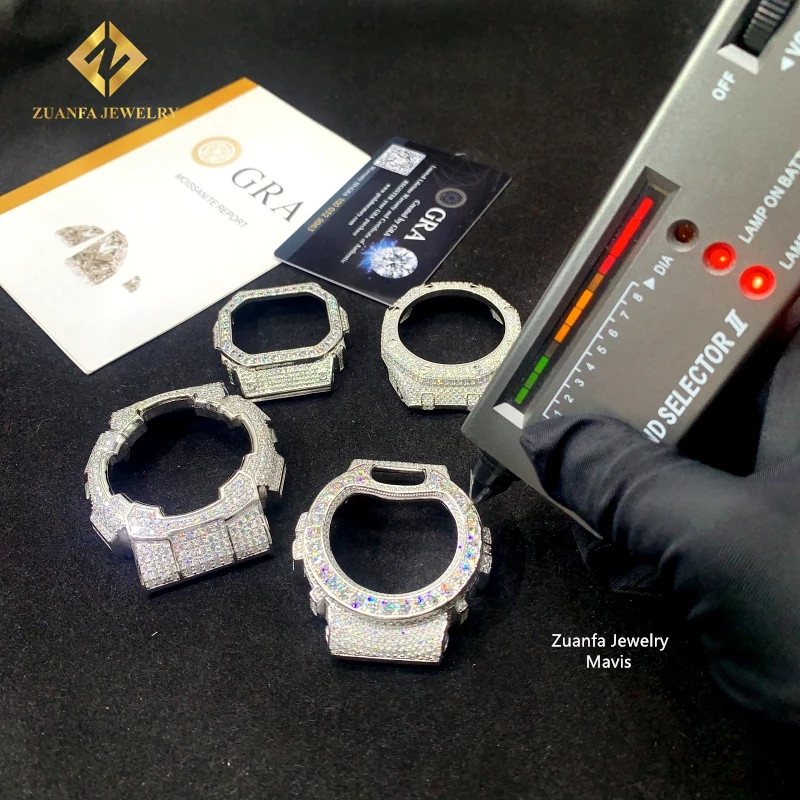 アクセサリー have a good time FRAME TOP SILVER 1933 by Esquire Men's Square-Cut Natural White Topaz