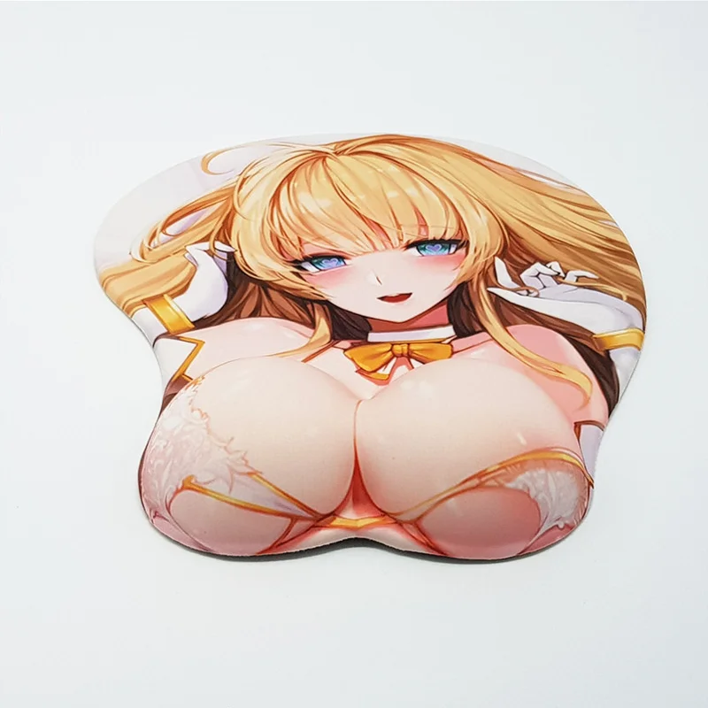 Custom  Anime Girl  Butt  with Wrist Rest Sexy Gel Breast 3D Gaming Mouse