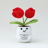 Tulipán doble, rojo chino.