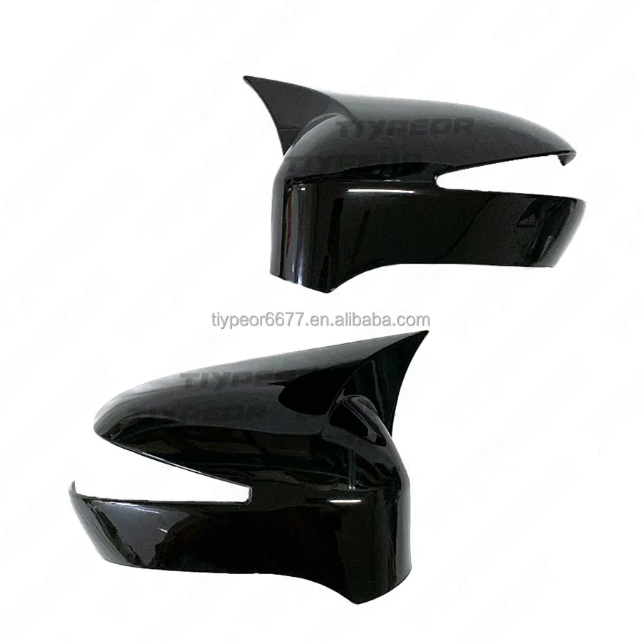 product gloss black rear view mirror cover cap with turn light for honda civic 2006 2012-7