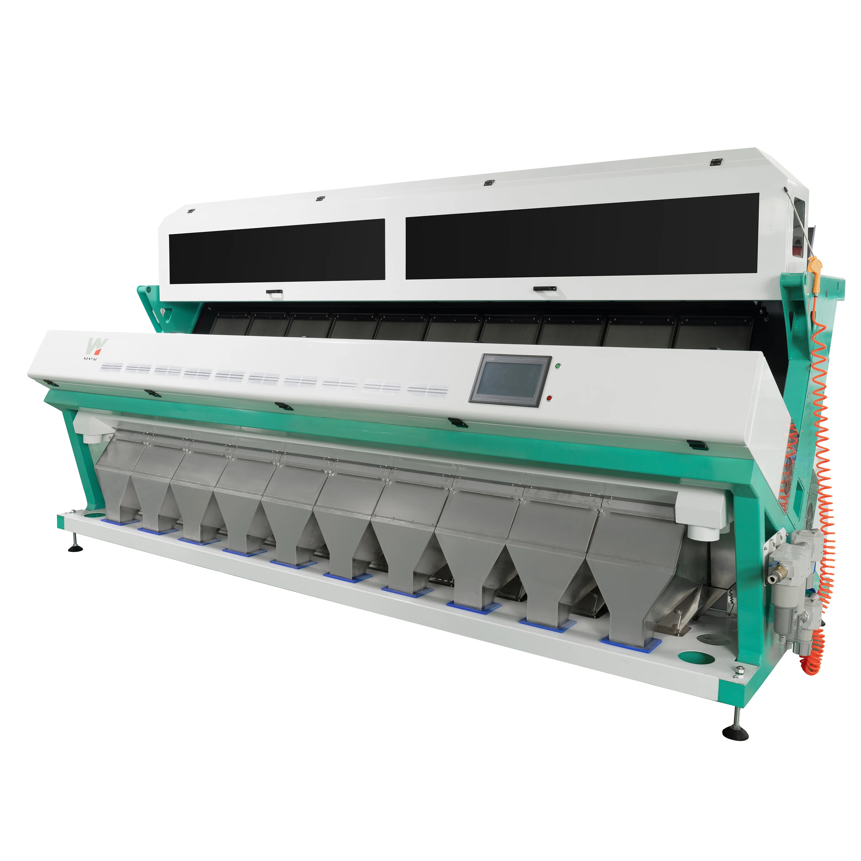 Black Plastic Flakes Color Sorting Machine Intelligent CCD Color Sorter  High Efficiency  Color Separation Machine for PVC