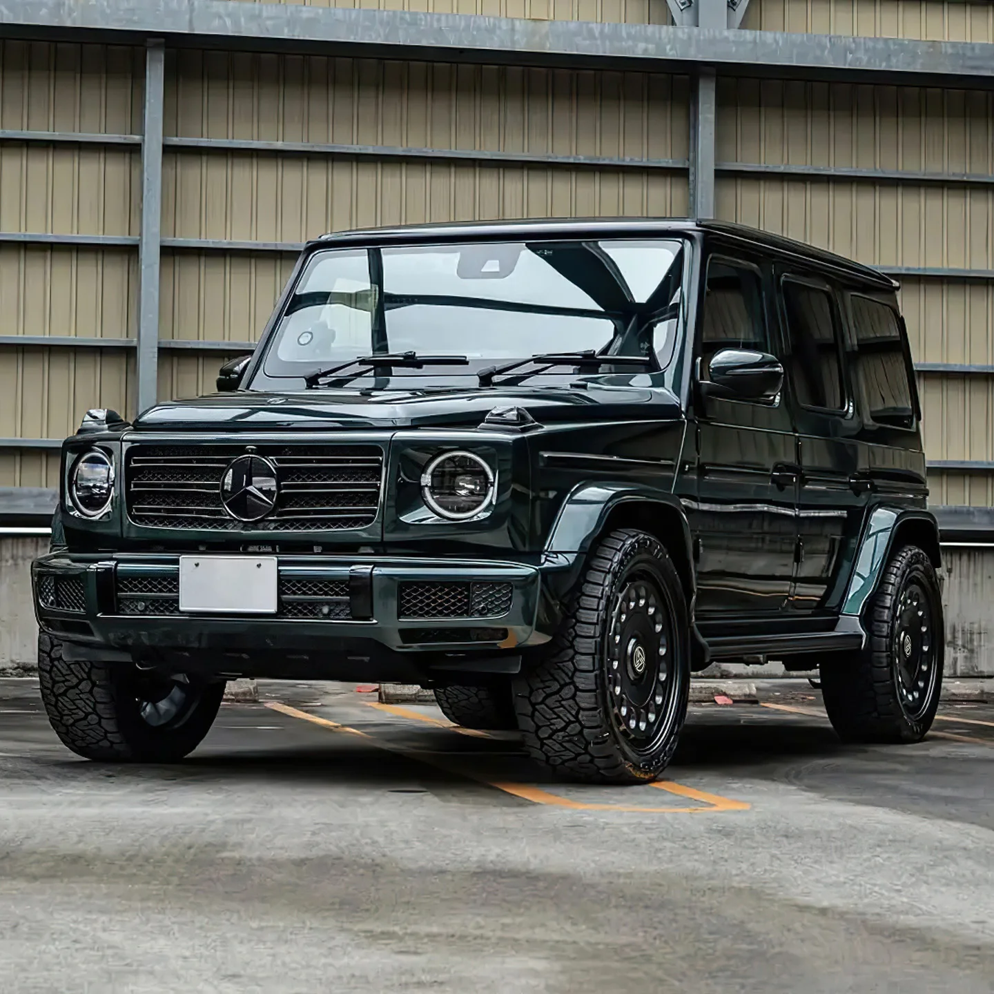 Custom 4x4 Forged Alloy Wheel Rim XL MonoBlock Matte Black 5x112 5x120 5x114.3 New for Mercedes G Class G63 G500 35mm Offset - Image 4