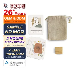 Wholesale Set Personalised Printed Christian Bible Verse Prayer Cards Self Care Affirmation Card Deck for Stress Relief Book