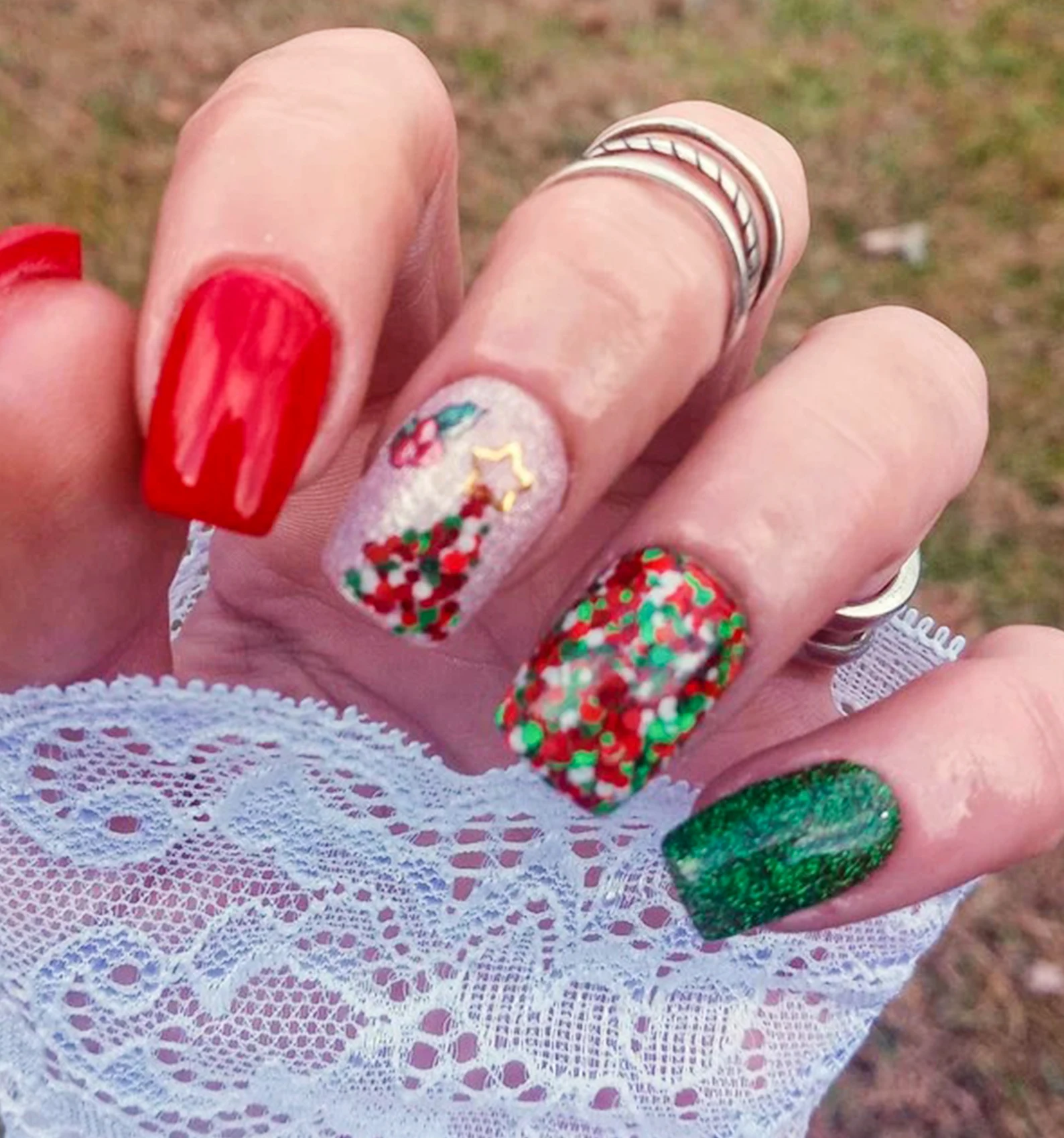 Premium Christmas Sns Dip Powder Bulk 2 In 1acrylic And Dipping Powder