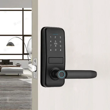 Pulido Digital Biometric Fingerprint Door Lock,Home Electronic Electric Tuya APP Wifi Smart Lock