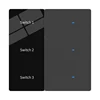 3gang LED Screen switch-Grey