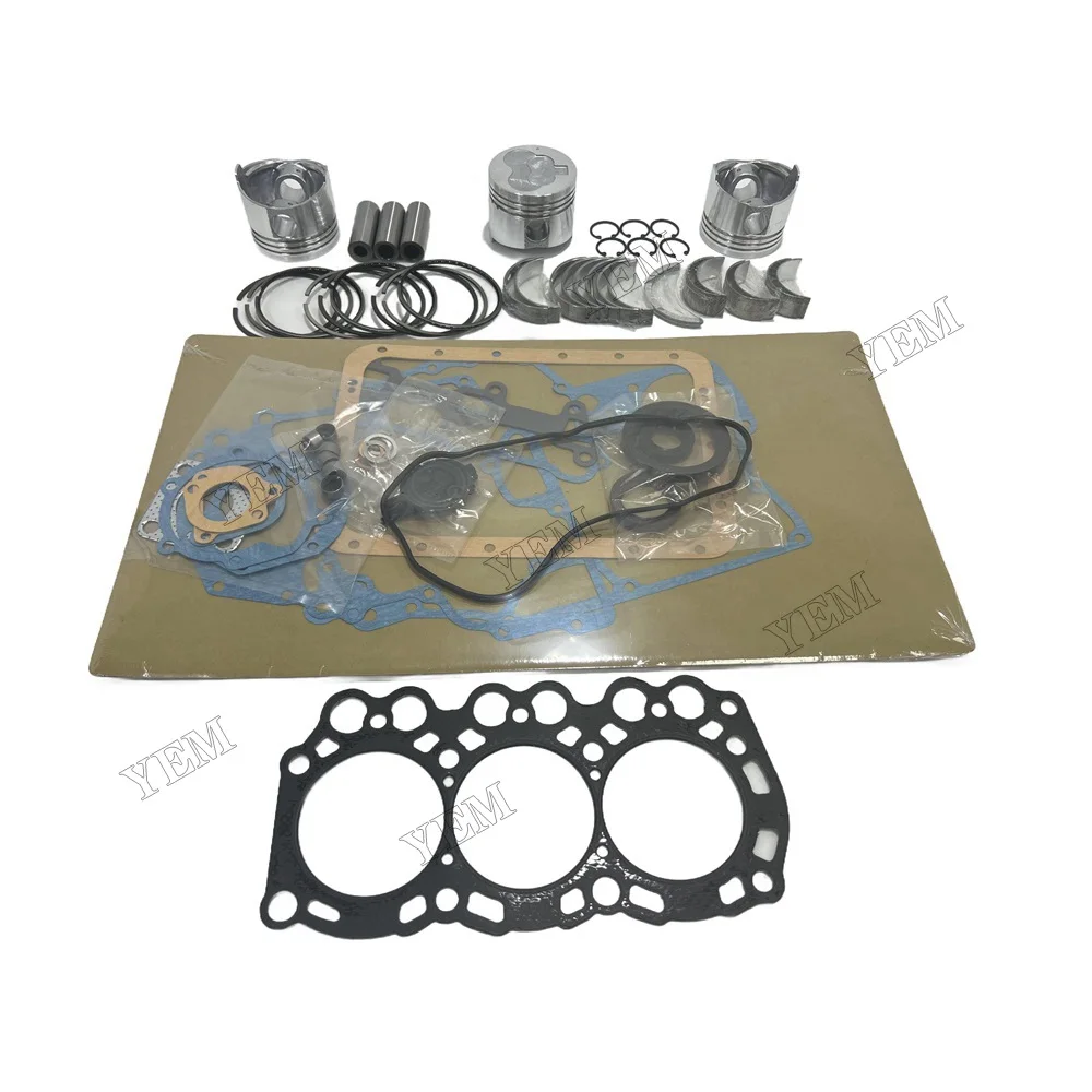 Overhaul Rebuild Kit (No Valve No Liner)for Mitsubishi L3C Engine