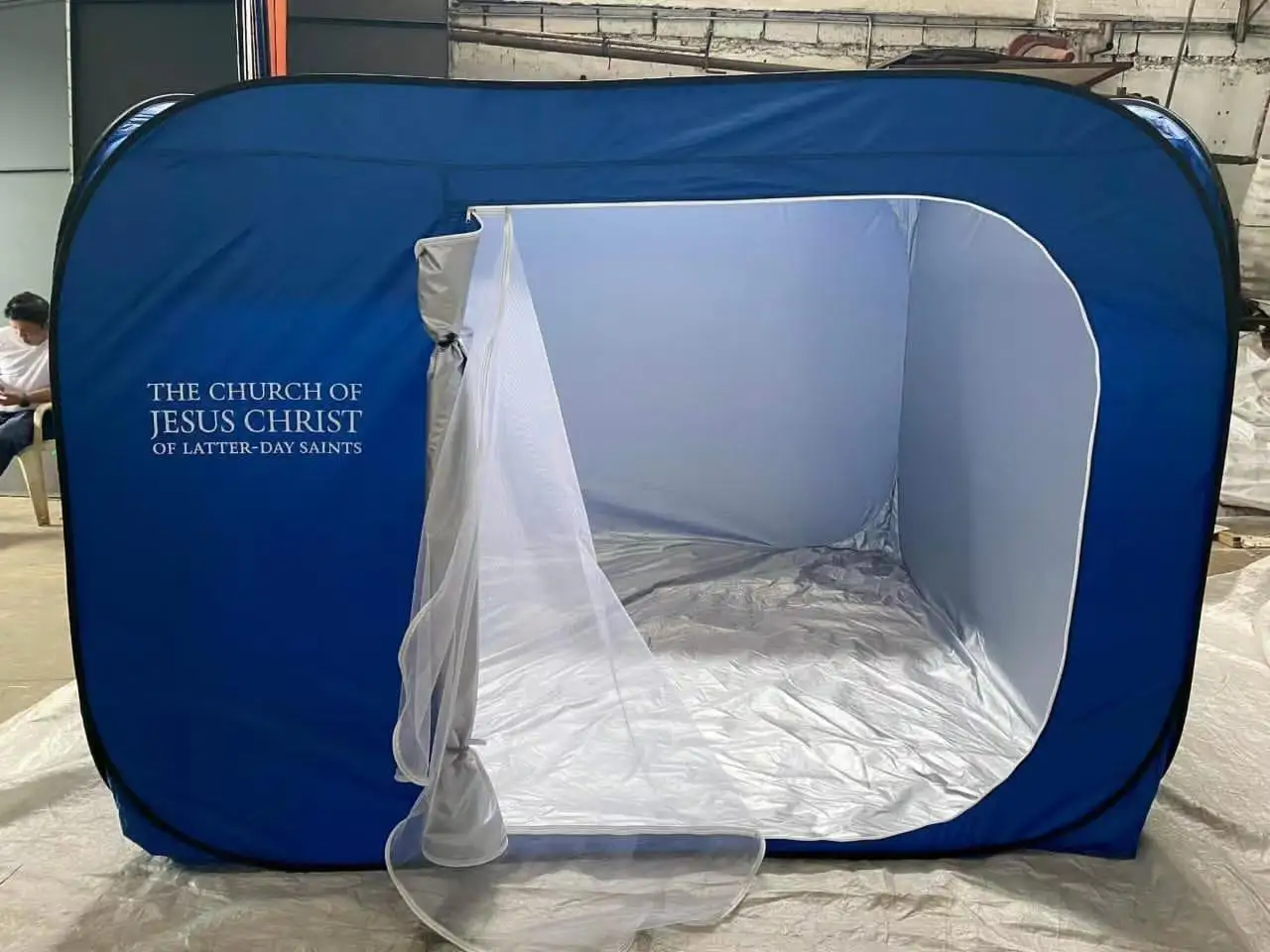 Modular Tent Compartment Evacuation Quick Open Folding Tent Refugee
