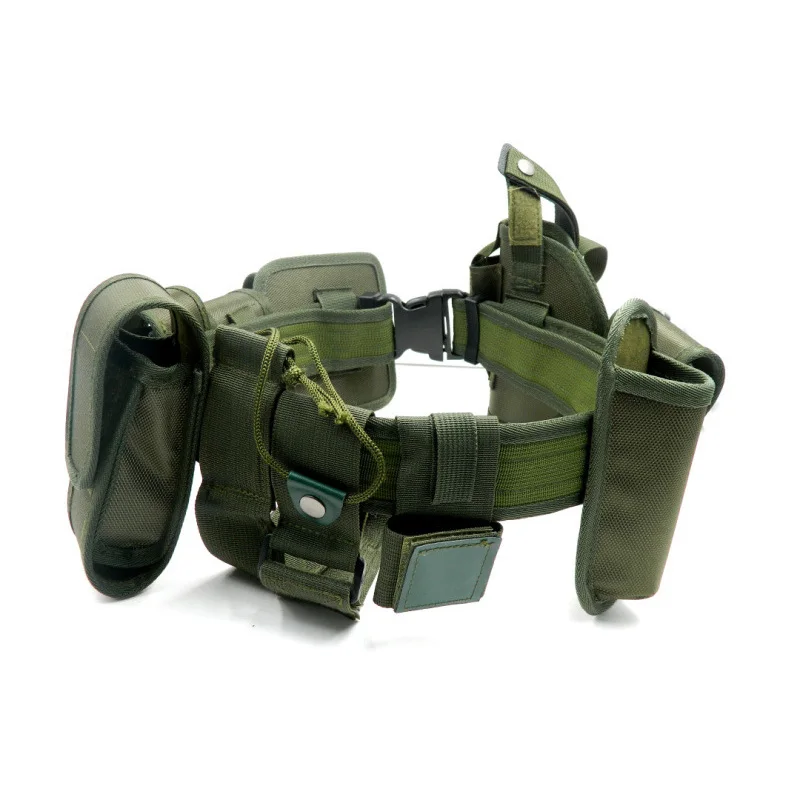 Hot Selling Adjustable Training Durable Multi Functional Outdoor Security Belt Oxford Camouflage Waist Belt