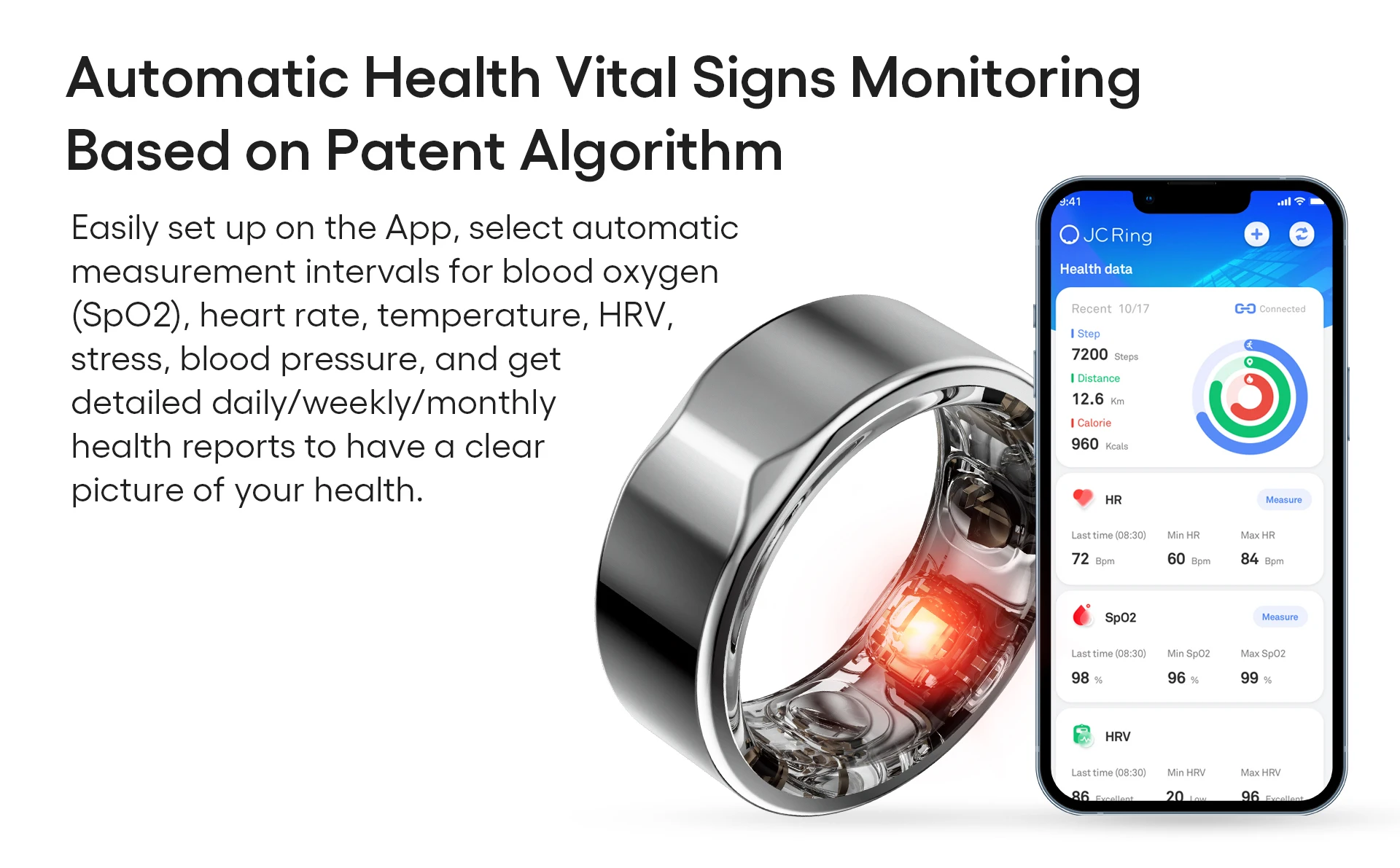 2301b Android Bluetooth Blood Sugar Glucose Fitness Tracker Smart