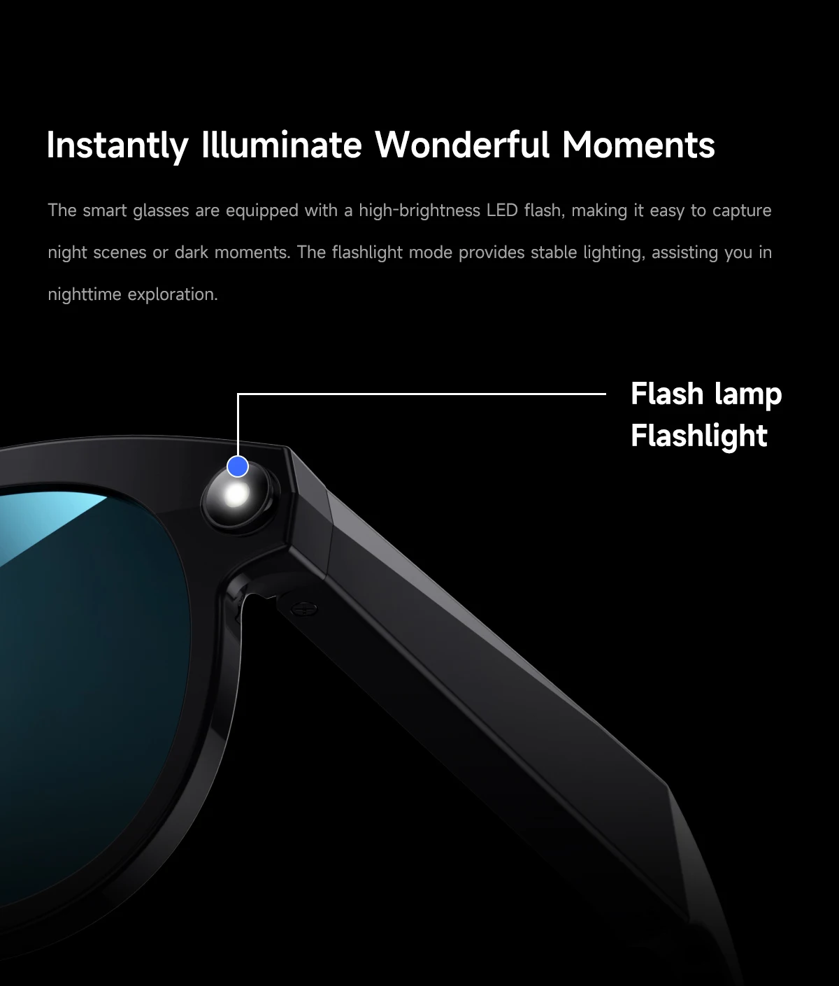 Sztuczna inteligencja Inteligentne okulary M88 Inteligentne rozpoznawanie obiektów Tłumacz Odtwarzanie muzyki Połączenie Bluetooth Kamera 2K IP54 W_voghion.com