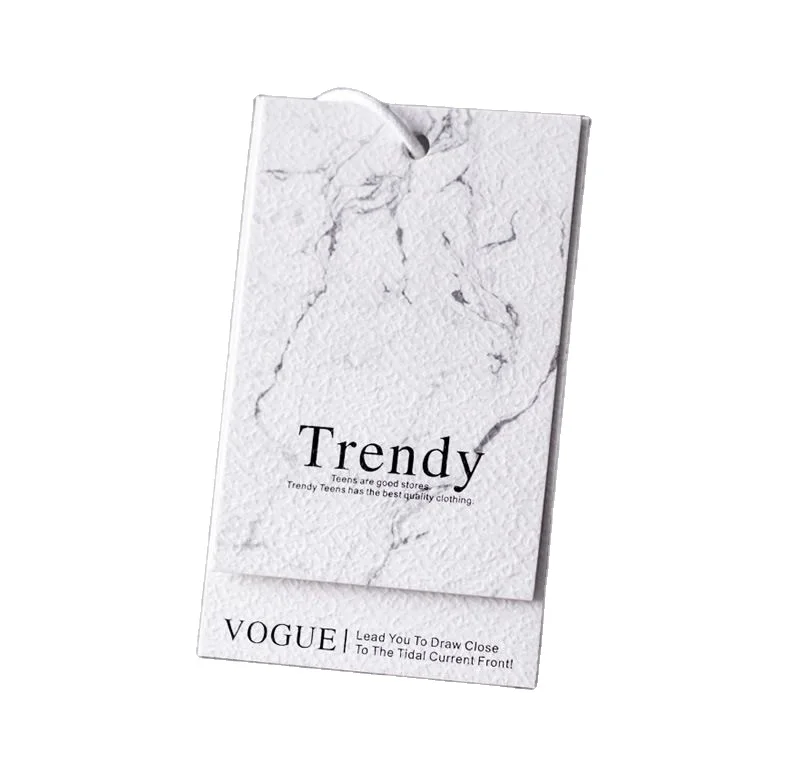 Пользовательские рециркулированное ожерелье ювелирные изделия одежда висит бирка с собственным логотипом качели ценник