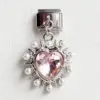 Perle coeur-argent