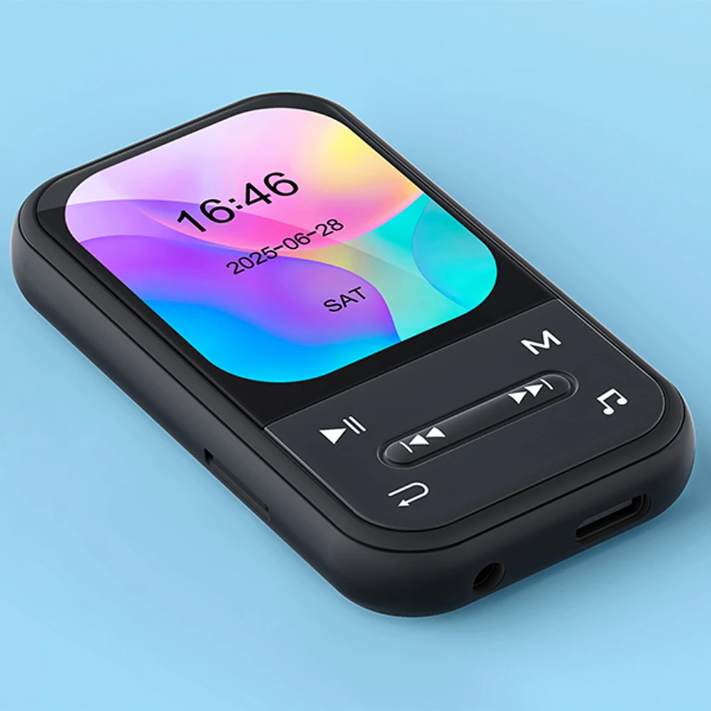 Portable Clip-On for Bluetooth MP3 Player FM Radio Voice Recorder for Children Elderly Sports Use OEM/ODM Factory FLAC Audio