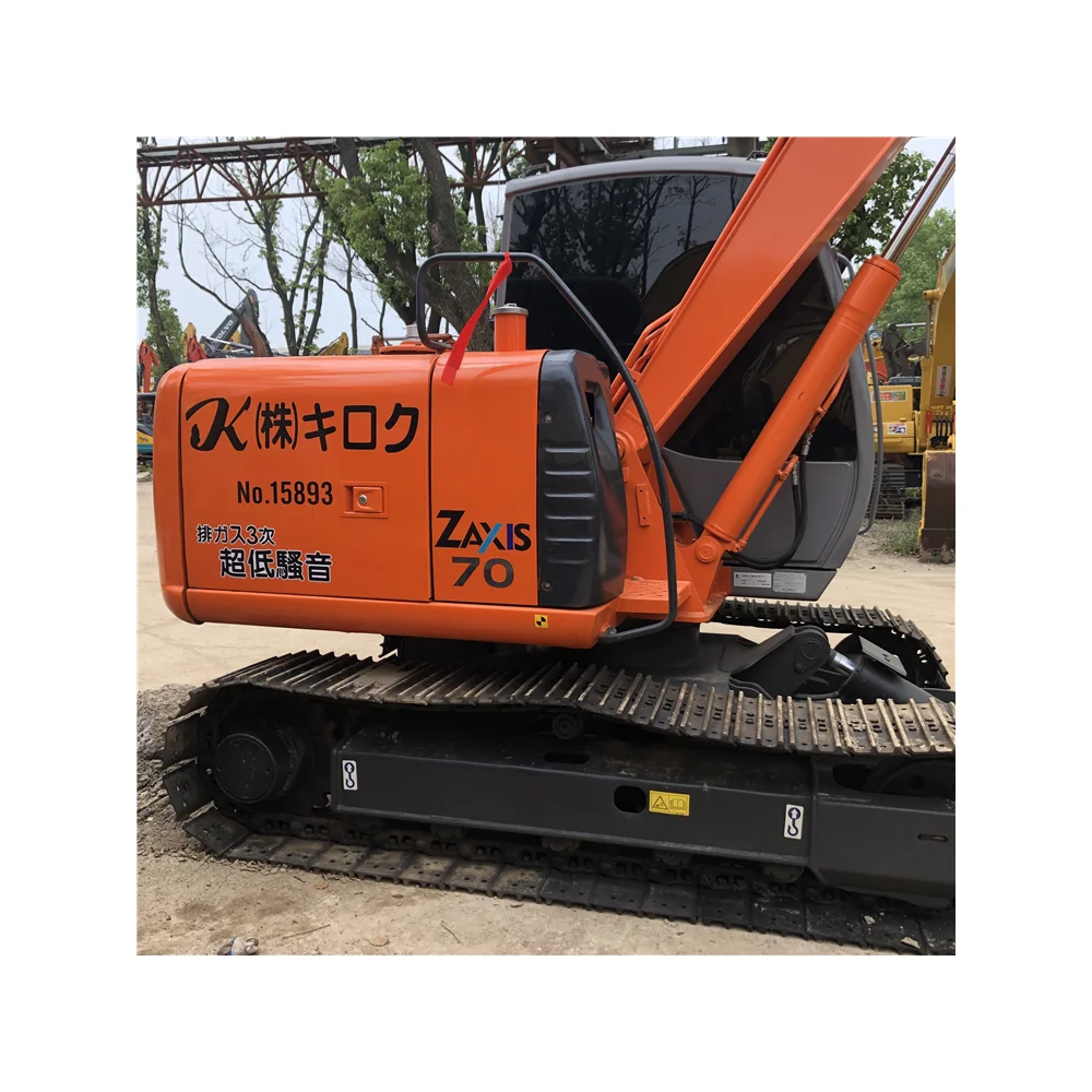 Hot Sale Used Hitachii ZX70 ZX65USB ZX60 Mini Crawler Excavator Japan 7ton 6ton 5ton Discount Original Gear Bearing PLC Motor