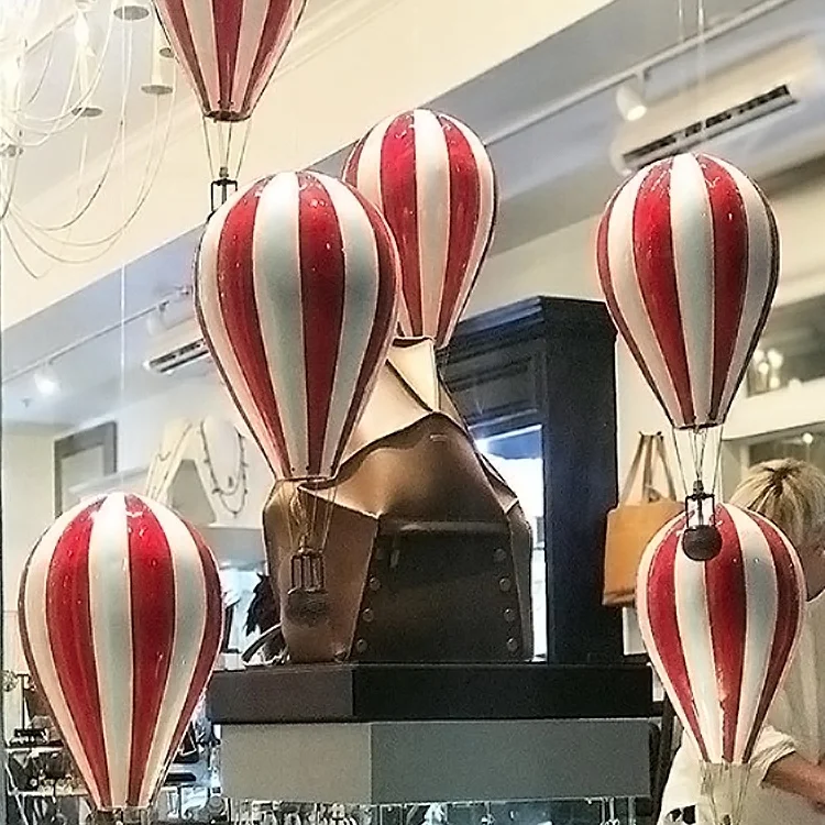 Source Window Display Fiberglass Balloons Sculpture Hot Air Balloon  Decorative Props on m.