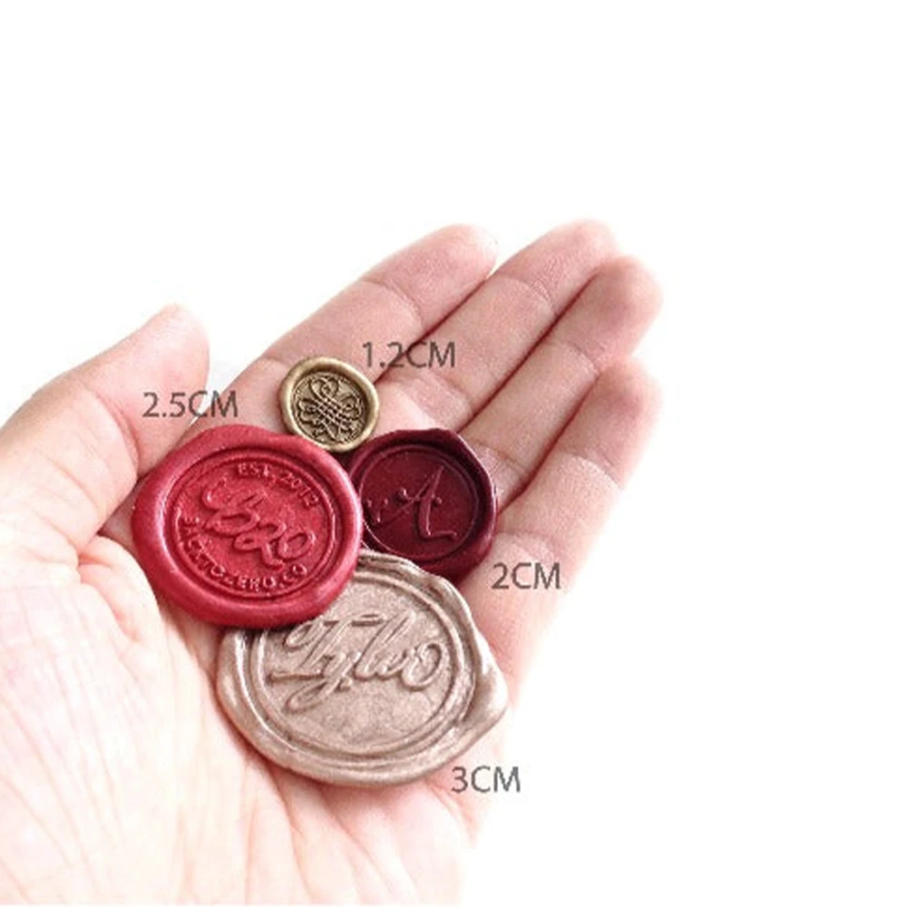 8 Pcs Wax Seal Sticker Sheets Custom Your Own Logo Mix And Match Wax