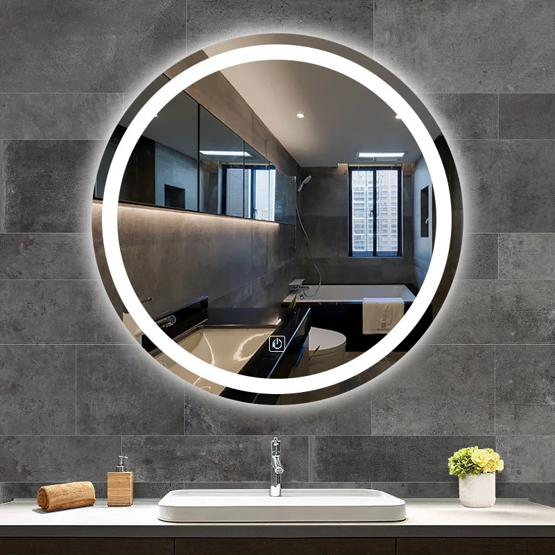 Smart LED Bathroom Mirror - Anti-Fog Touch Control