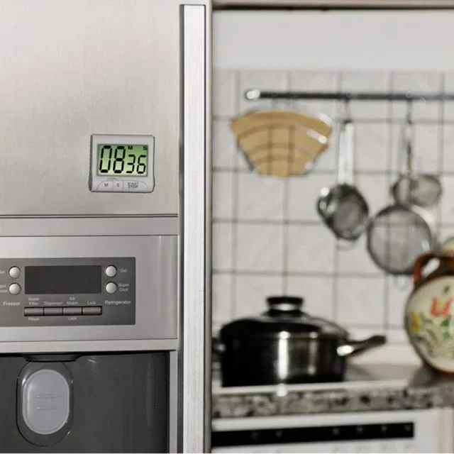 Cooking Shower Study Stopwatch LED Counter Alarm Remind Manual Electronic Countdown Kitchen Timer Digital Timer