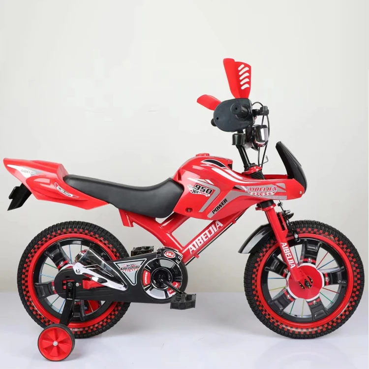 Hot Sale 16 Inch Children Bike Moto Style Fun Safety
