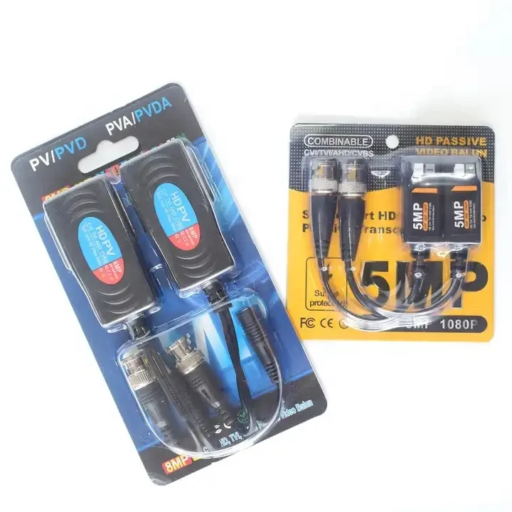 Terminale A Vite 5MP 8MP CCTV HD Video Balun Connettore Cat6 A - Foto 3