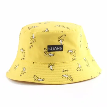 Loewe Canvas Calfskin Fisherman Bucket Hat 59 Yellow 1834085 FASHIONPHILE