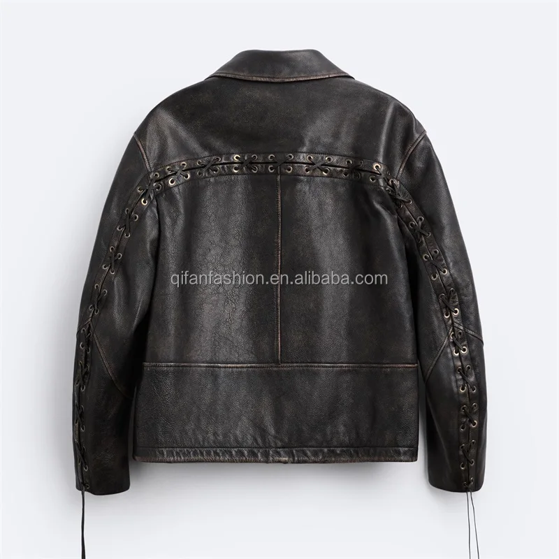 ジャケットその他 IONSEOUL Crack Washing Leather Jumper Releasing Friday: Undercover AW2009 Ethnic Rider Jacket
