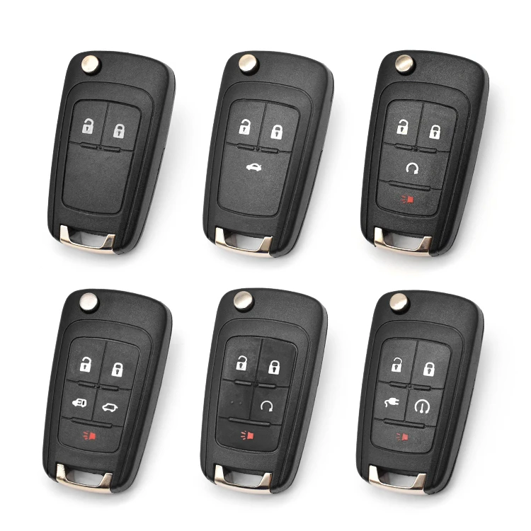 2/3/4/5 B Remote Key Shell Case Cover for O-PEL VAUXHALL Insignia Astra Zafira for C-hevrolet Cruze for B-uick