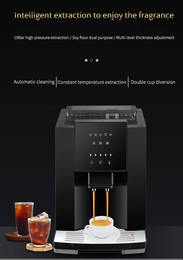 Máquina De Café Eléctrica De Escritorio,Máquina De Café Automática Para  Tiendas U Oficina,1.8l,19 Bar - Buy Máquina De Café Espresso,Escritorio  Automática De La Máquina De Café,Máquina De Café Espresso Product on  Alibaba.com
