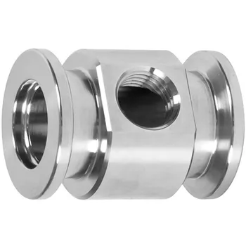 high performance CNC stainless steel billet hollow flange adapter