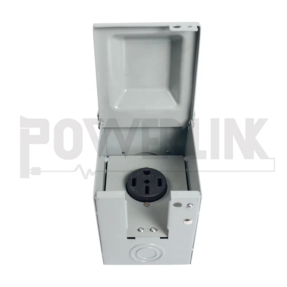 Usa Weatherproof Rv Power Outlet Box 50 Amp Nema 1450r 125/250 Volt Buy Rv Accessories 50 Amp
