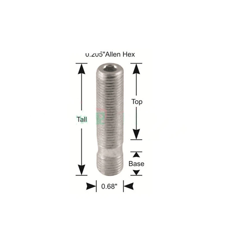10.9 Carbon Steel Grade Wheel Stud Bolts 12x1.5m Wheel Bolts And Locks