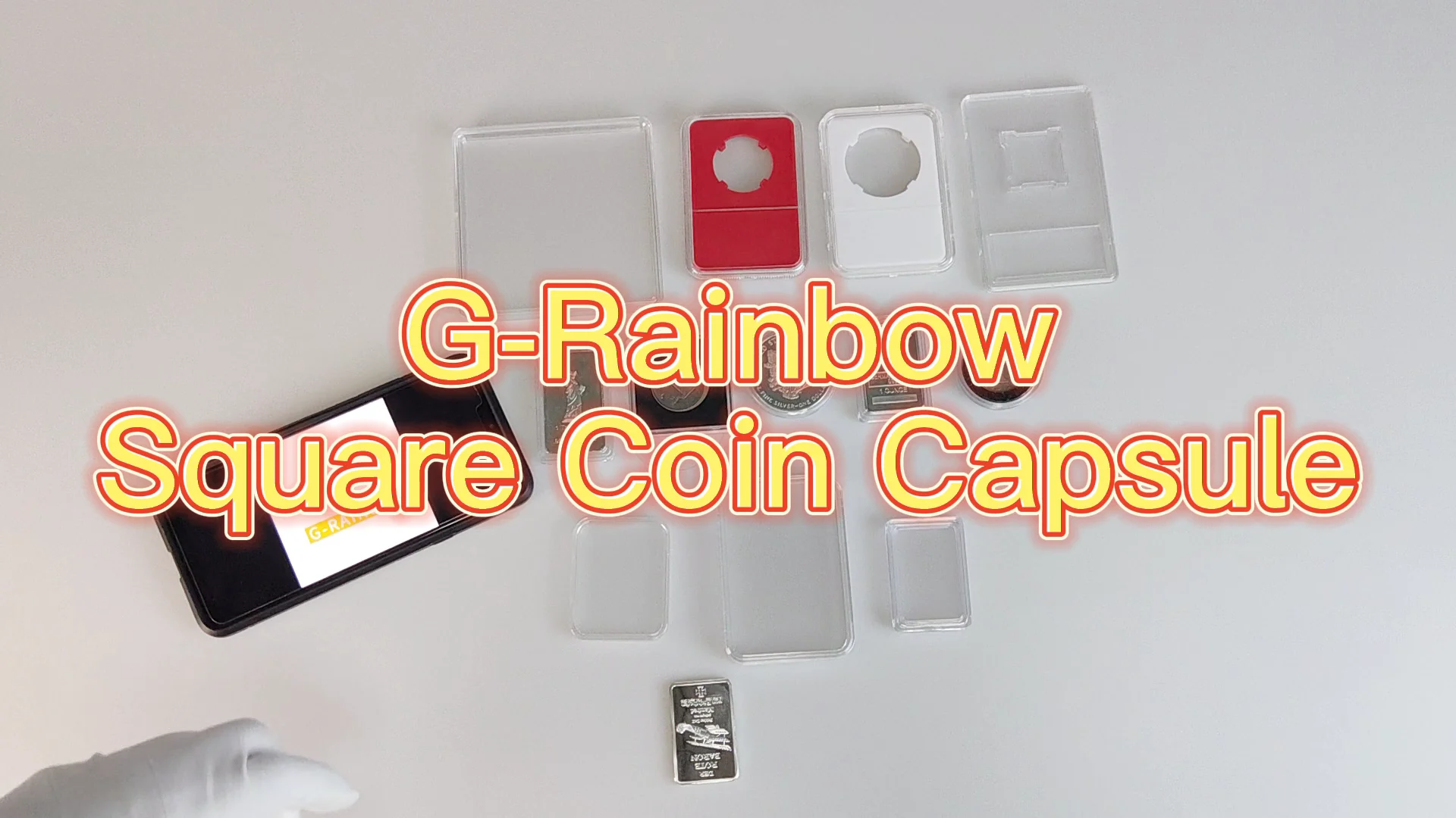 Anncus 100-Piece 18mm Clear Plastic Coin Holder Capsules - Storage Cases For Coin Collection - View #10