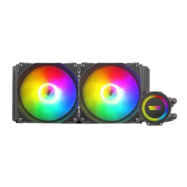 darkFlash CPUクーラー 水冷クーラー 水冷CPUクーラー 120mmファンx2 [LGA1700/1200/115x・AM5/AM4