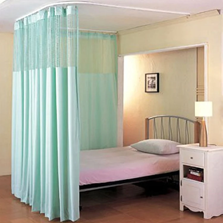 ICUMedical Cubical Shower Privacy Partition Ward Portable Bed Screen Movable Hospital Curtain in Emergency Room Medical Curtains