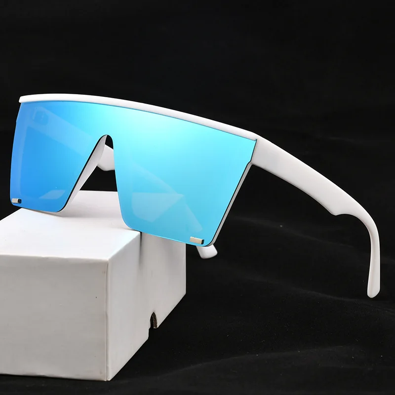Thick Frame Sunglasses - Vintage Style with UV400 Protection display picture 1