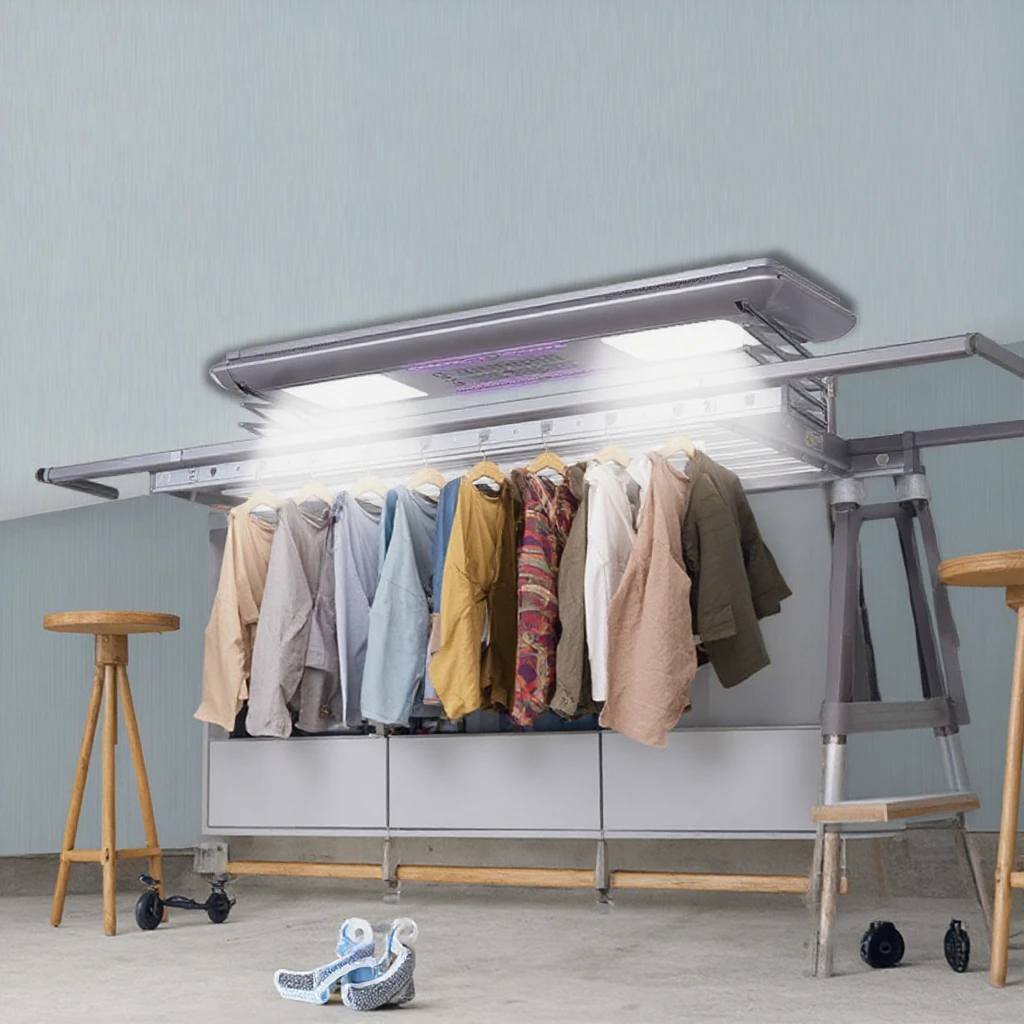 Smart Home Electric Laundry Drying Rack Telescopic Balconyceiling