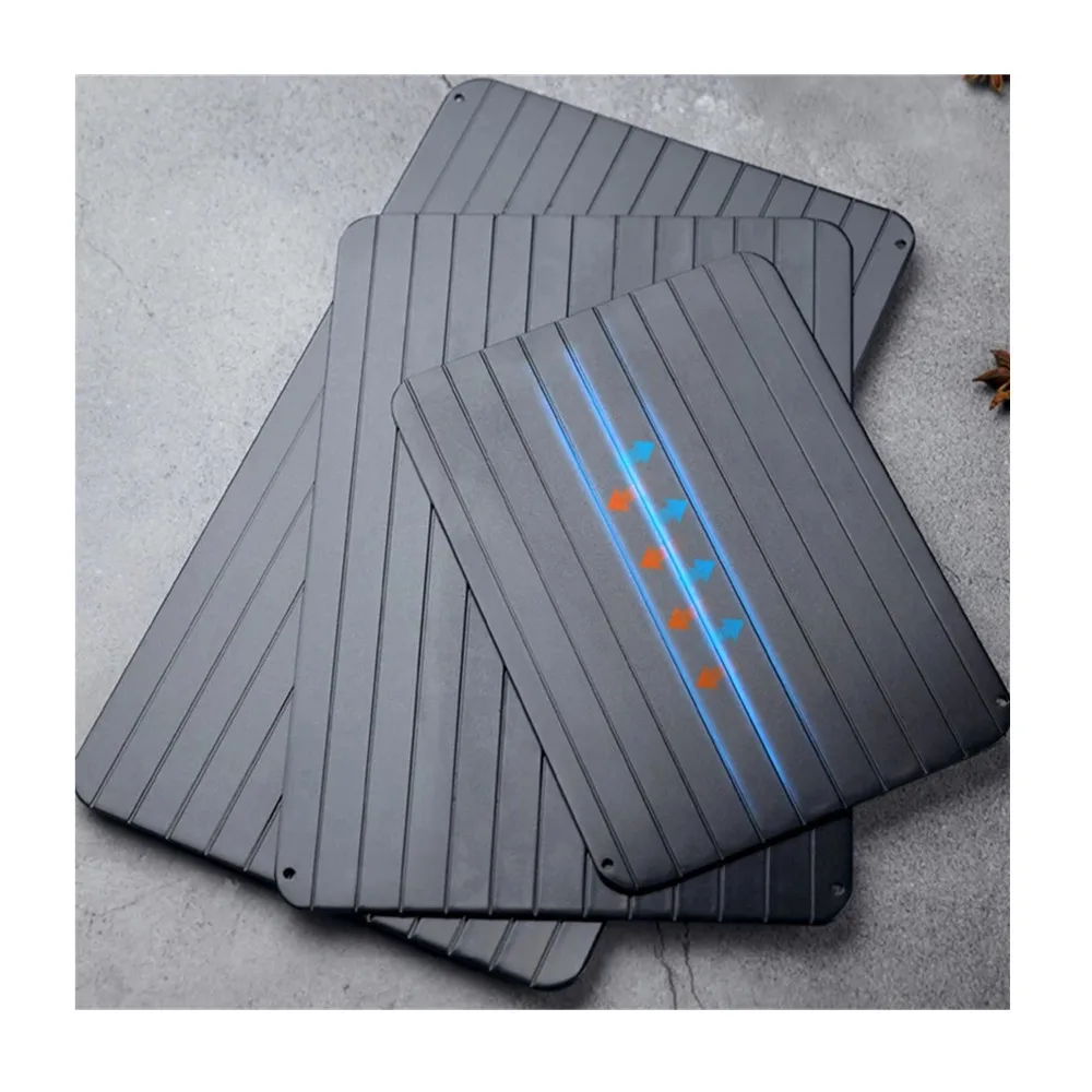 Aluminum Alloy Fast Defrosting Tray Frozen Food Thaw Plate Environmental Friendly Chopping Board Kitchen Thawing Tools