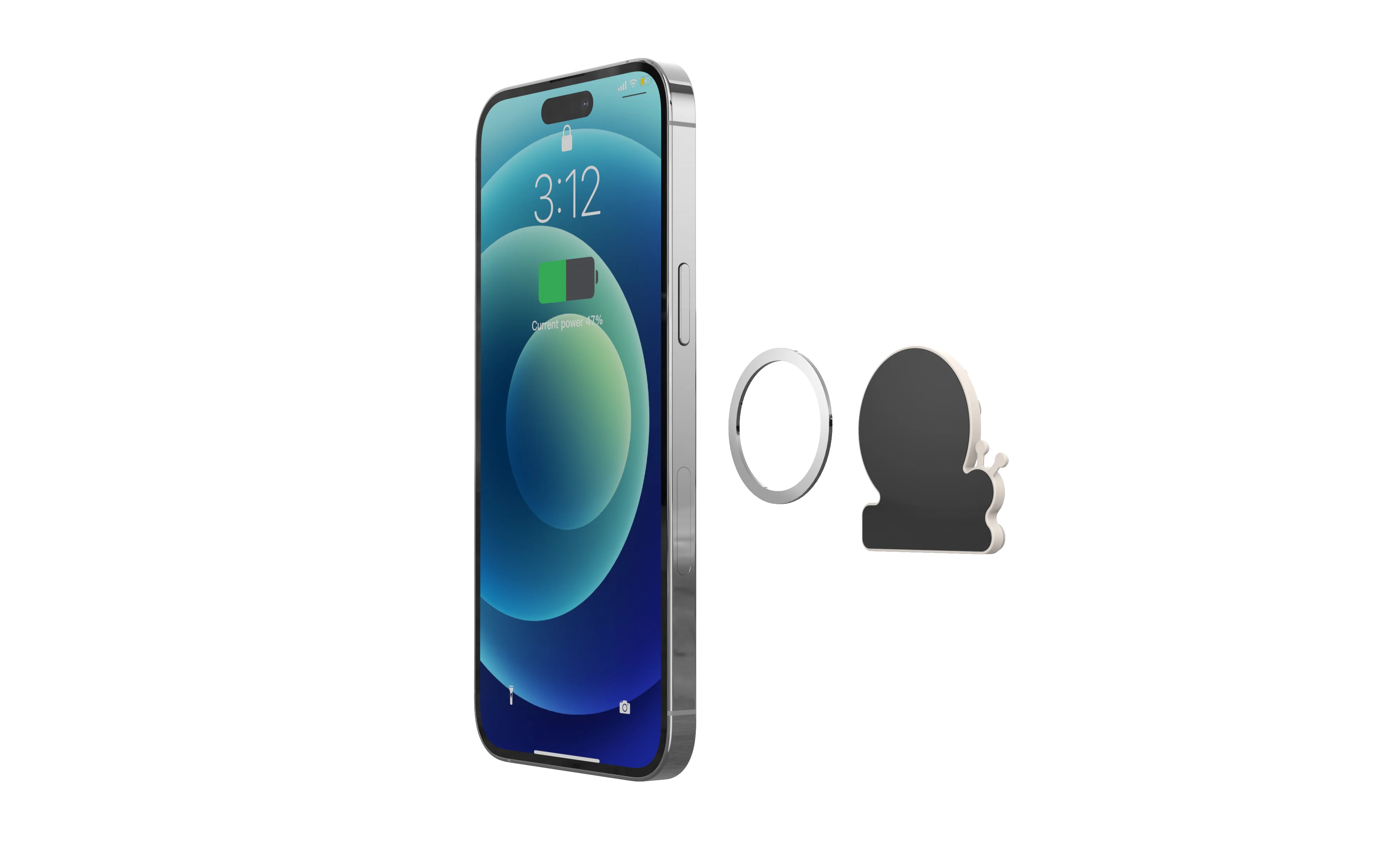 EZRA HL136 Magnetic Phone Bracket N52 Magnet 360 Rotation Silicone Stand Multiple Colors Pink Purple Green White iPhone Samsung