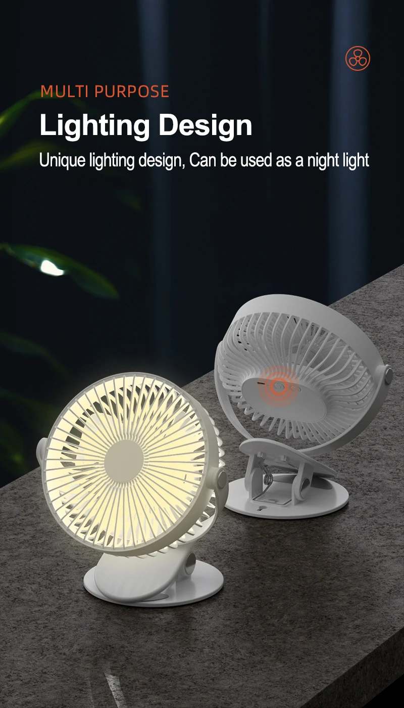 Table Fan, Portable, USB, Brushless - detail 18