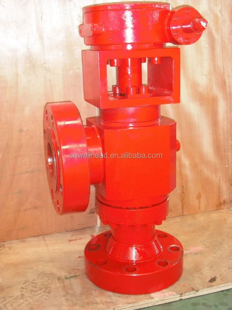 FACTORY DIRECTLY PROVIDE API 6A HIGH PRESSURE ANGLE THROTTLE VALVE /GEAR OPERATED ADJUSTABLE  CHOKE VALVE