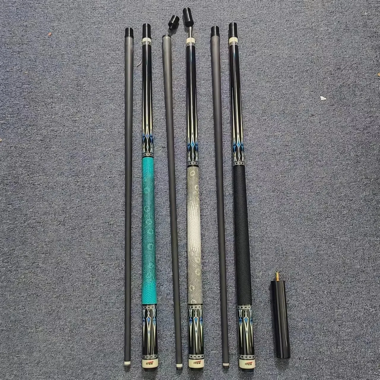 ビリヤード Yfen Carbon Fiber Cue Wavy Joint ビリヤード Yfen Carbon Fiber Cue Wavy Joint YFEN Carbon