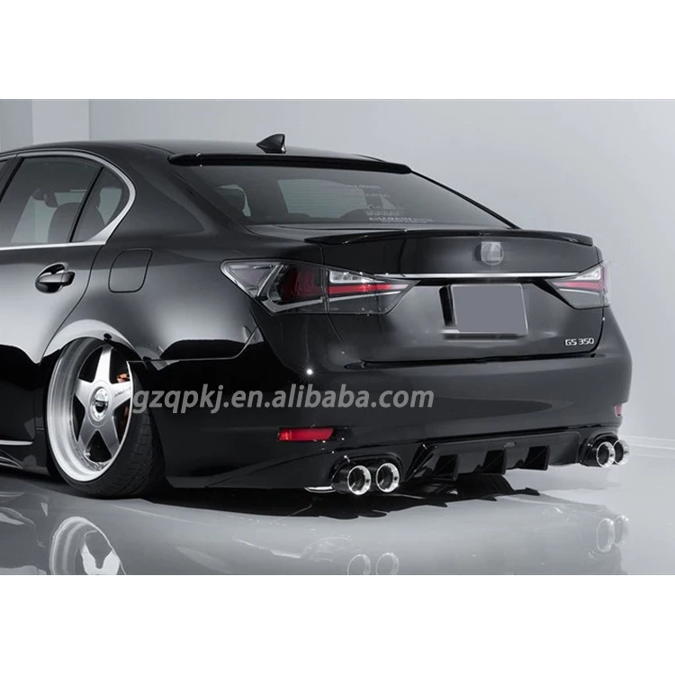 Carbon Fiber Out Rear Spoiler Lip After the Diffuser Tail Throat for 2012 and 2017 lexus GS250 GS300 Models GS350 Body Kit