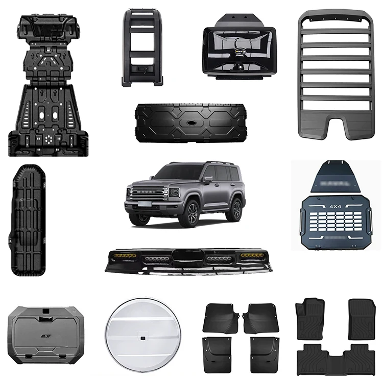 Mga Panlabas na Accessory ng Maremlyn EV Car para sa Haval H9 Skid Plate Body Kit Roof Racks Side Ladder Roof Spotlights Tailgate Storage Box
