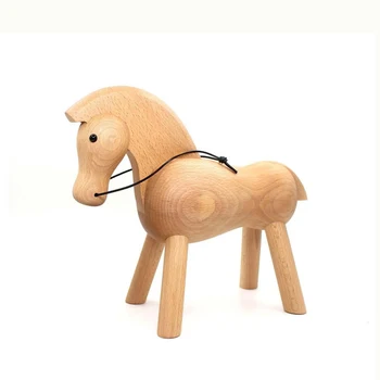 modern classic wood crafts bulk handicraft wood carving animal for designer