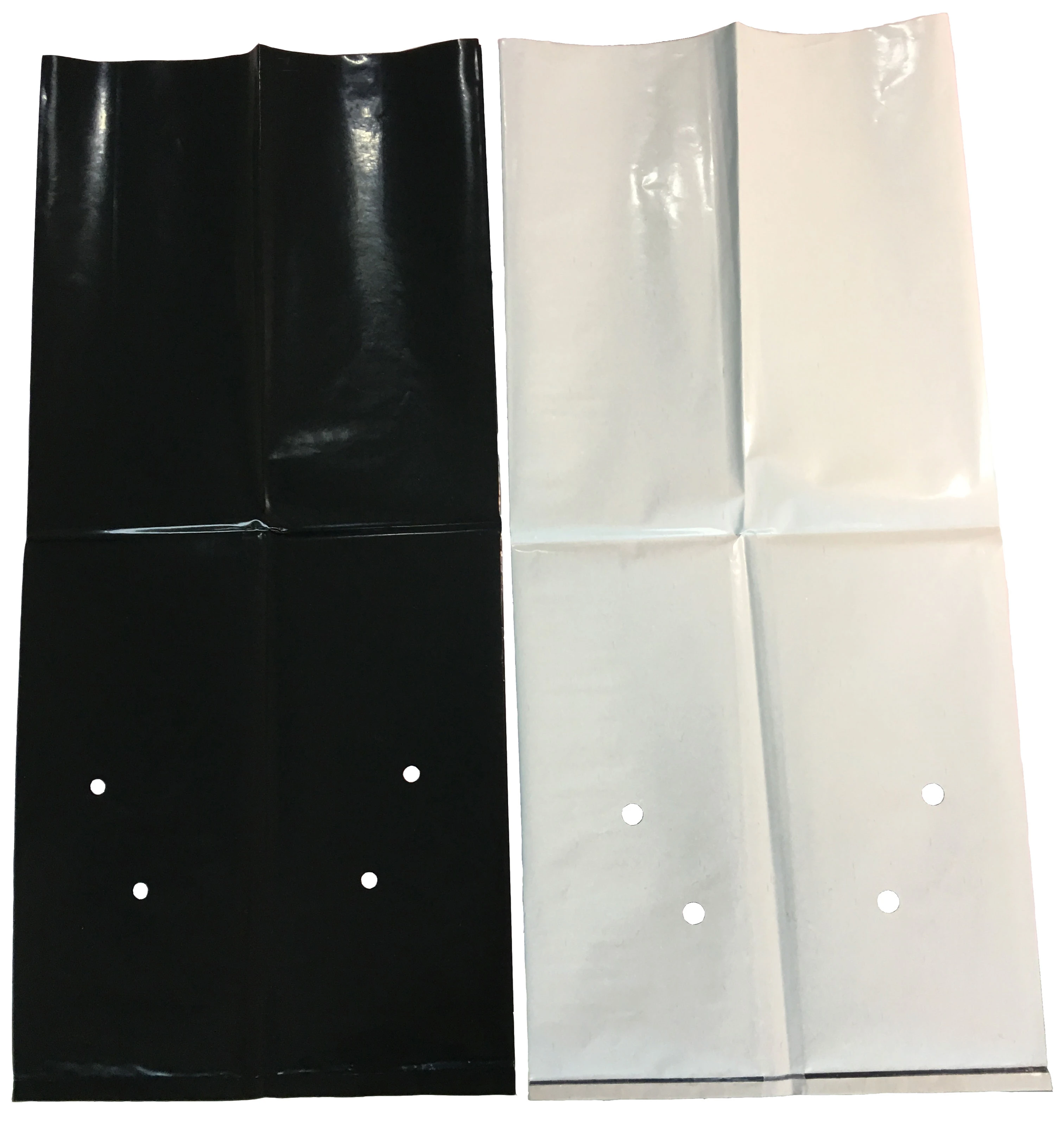 UV resistant White and Black Poly Bags for fruit tree seedlings or vegetable growing