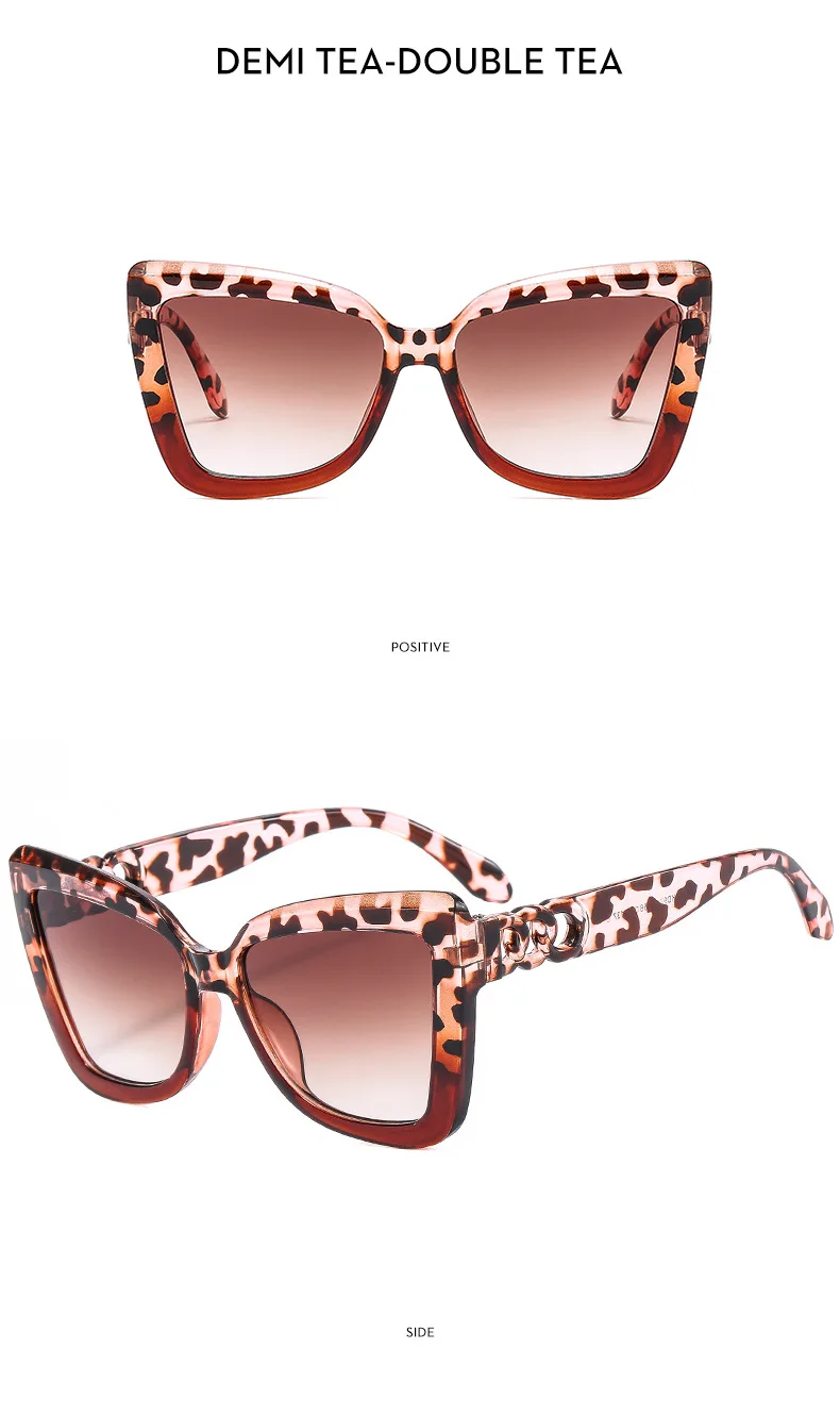 Ff1037 2023 Fashion Cateye Sunglasses For Women Designer Uv Protection Women Oversized Cat Eye
