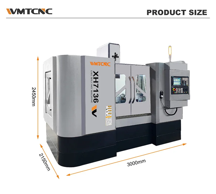 Customized XH7136 CNC Milling Machine for Metalworking