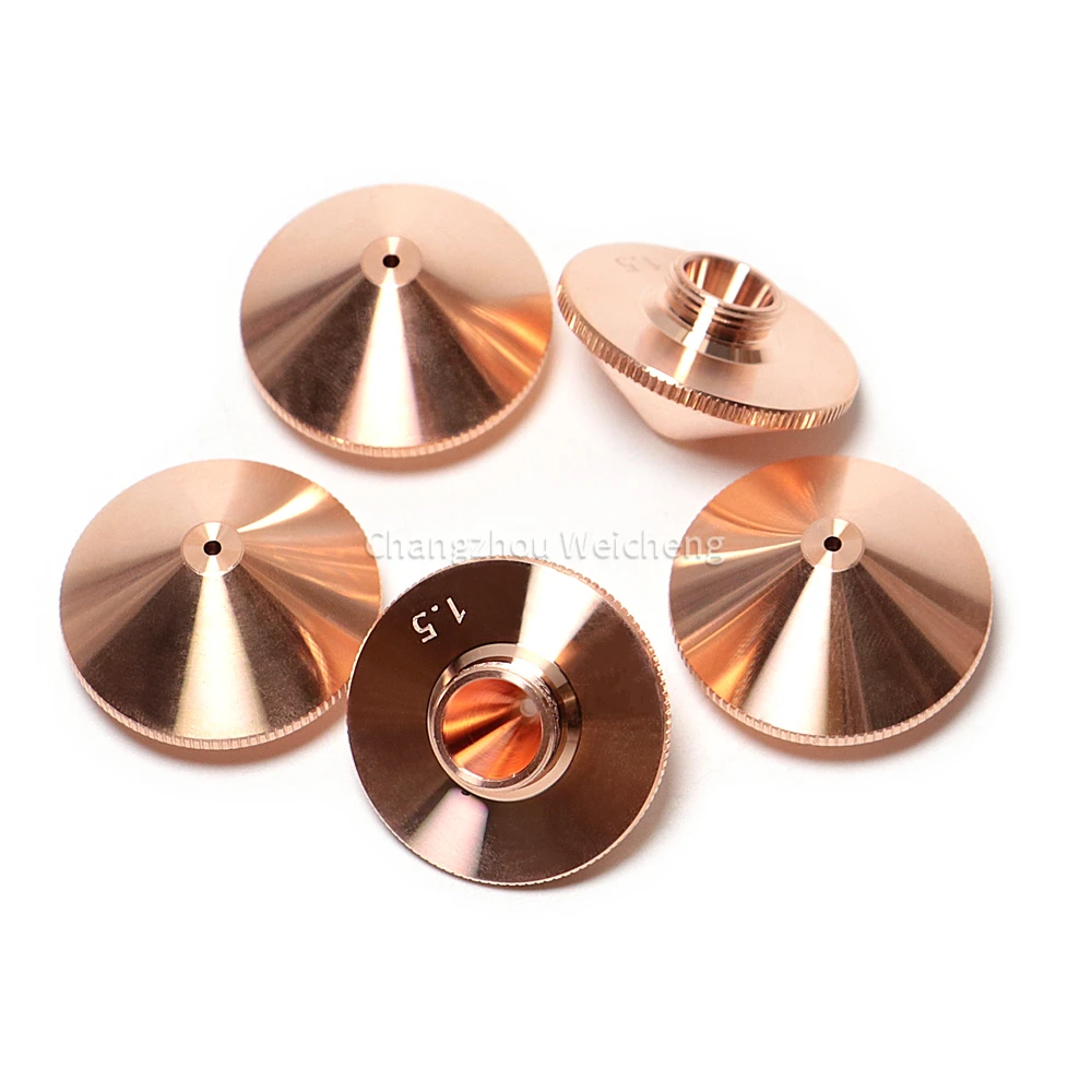 Buse Laser M11 Chromée Pour Tête Fibre - Diamètre 28mm, Hauteur 15mm - Pièce Neuve Cloudray Pour Machine Découpe Laser